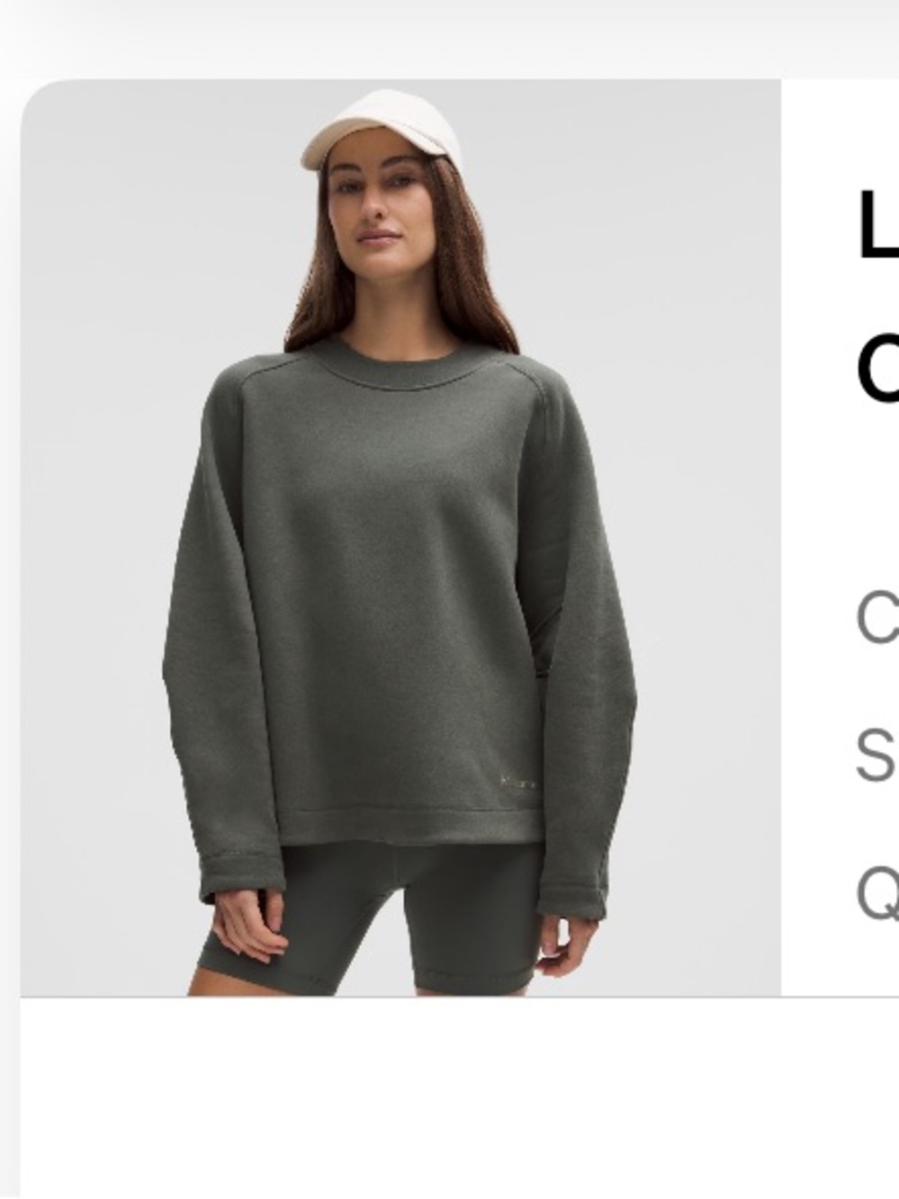 Lululemon Loungeful Relaxed-Fit Crewneck Sweatshirt